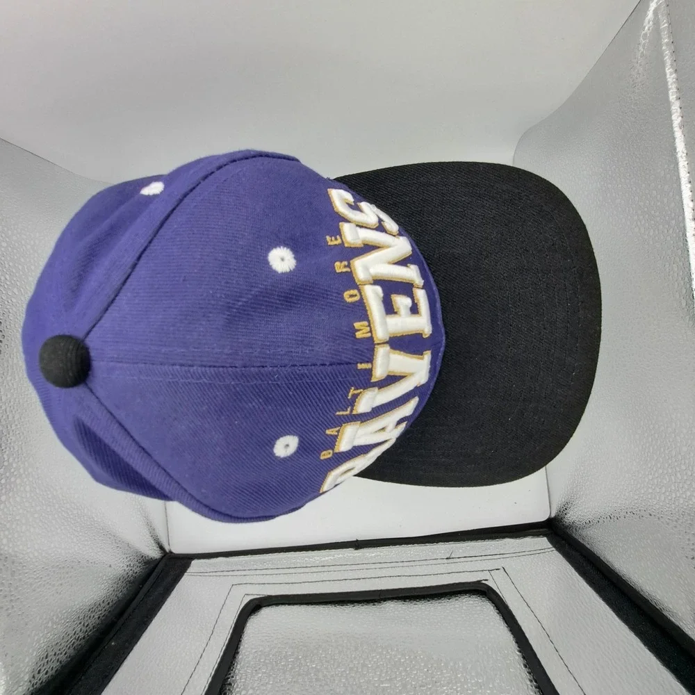 Team Apparel Baltimore Ravens Hat Cap Men Snapback Black Purple NFL Football New